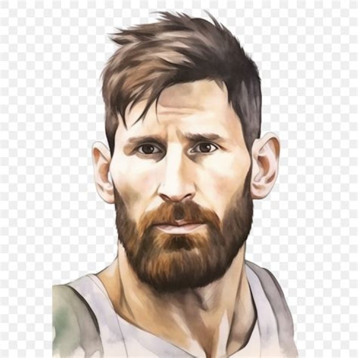 A Painted Portrait Of Lionel The Lion Man
