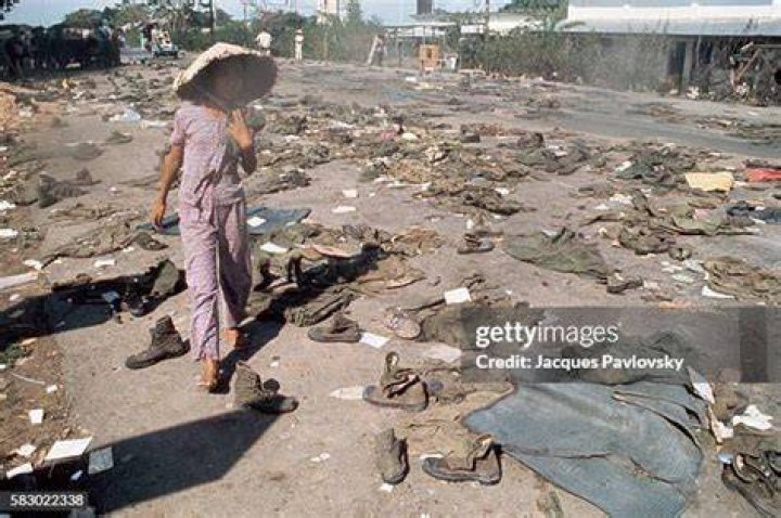 Abandoned Uniforms During The Fall Of Saigon