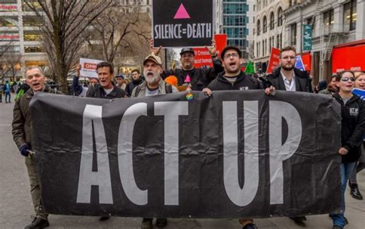 ACT UP AIS Protest