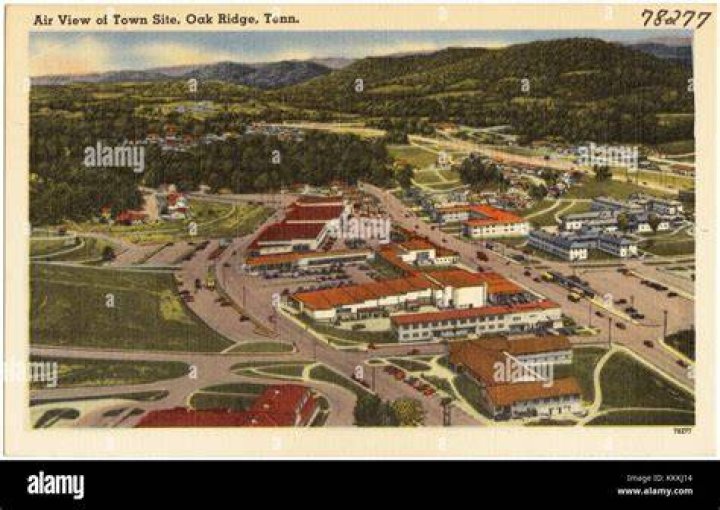 Aerial View Of Oak Ridge Plant
