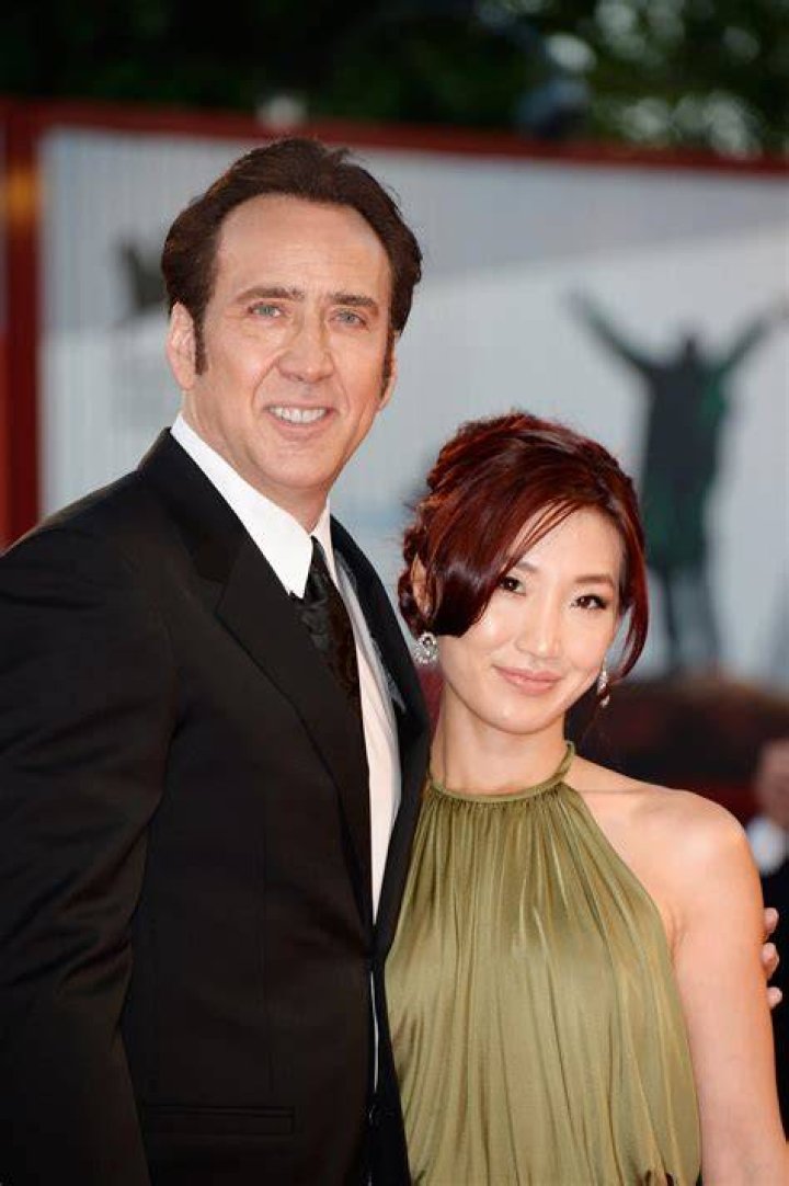 Alice Kim and Nicolas Cage