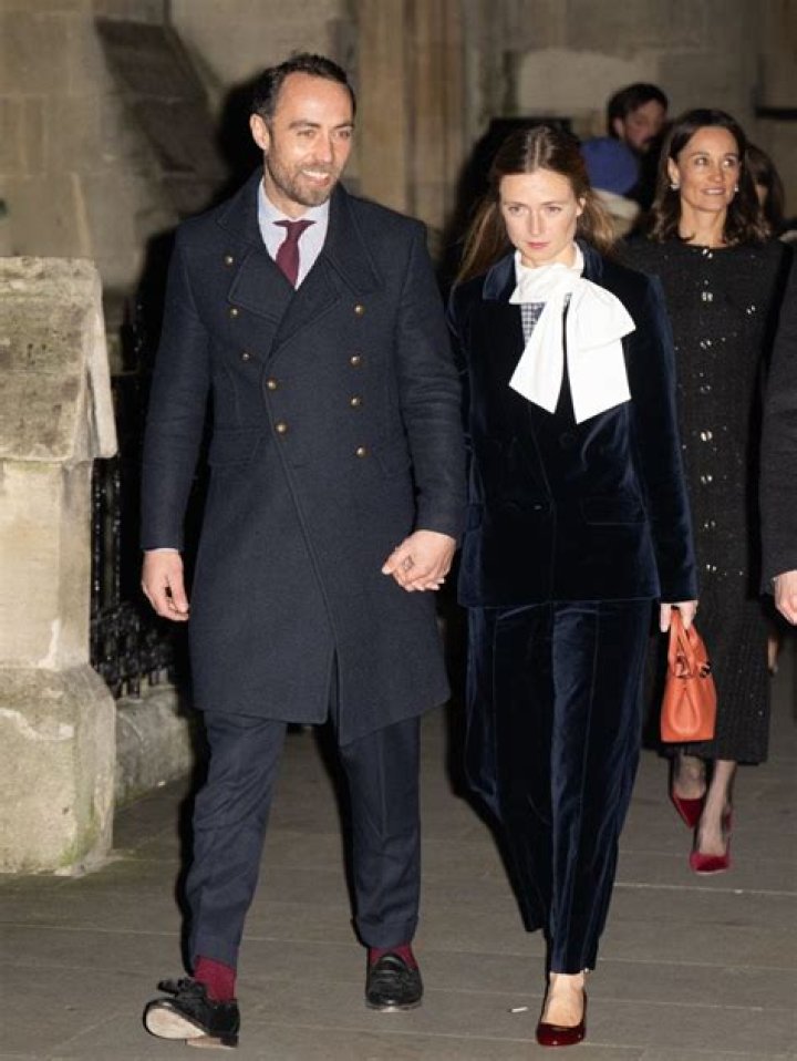 Alizée Thevenet with her husband James Middleton