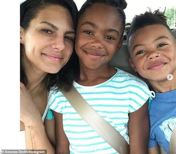 Amanza Smith with Noah and Braker