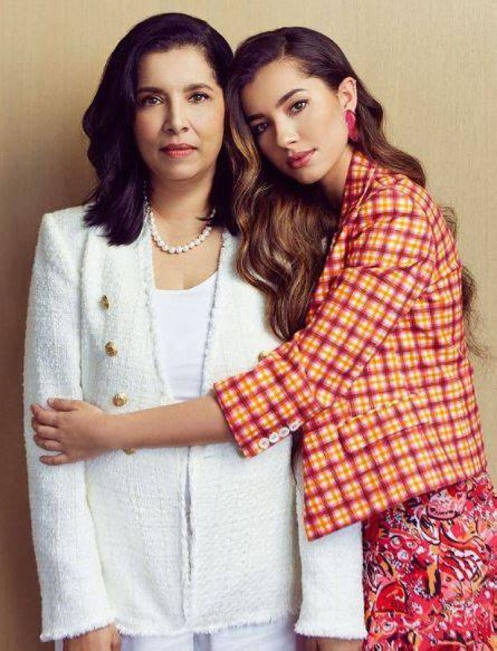 Amelia with her mother Jaya Rudralingam