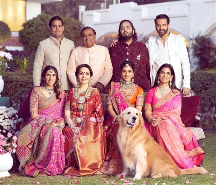 Anant with his family