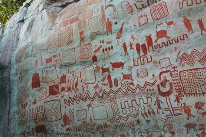 Ancient Rock Art In Colombia