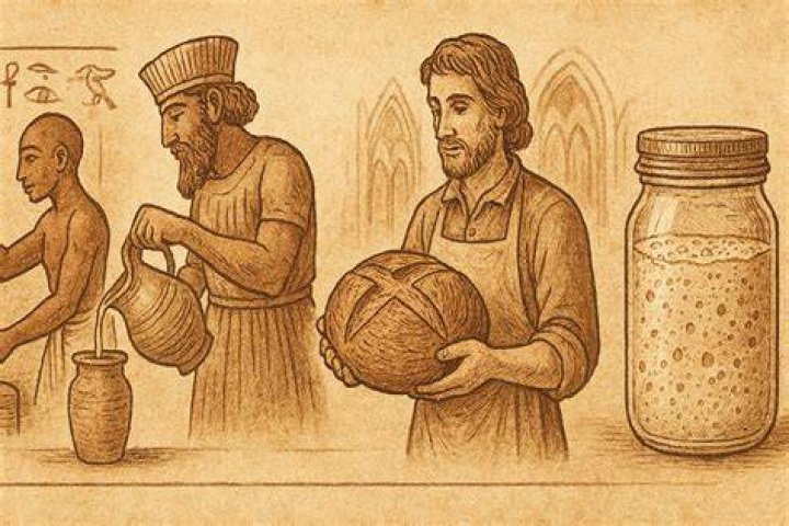 Ancient Yeast And A Loaf Of Bread
