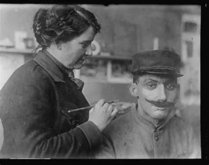 Anna Coleman Ladd Painting A Mask