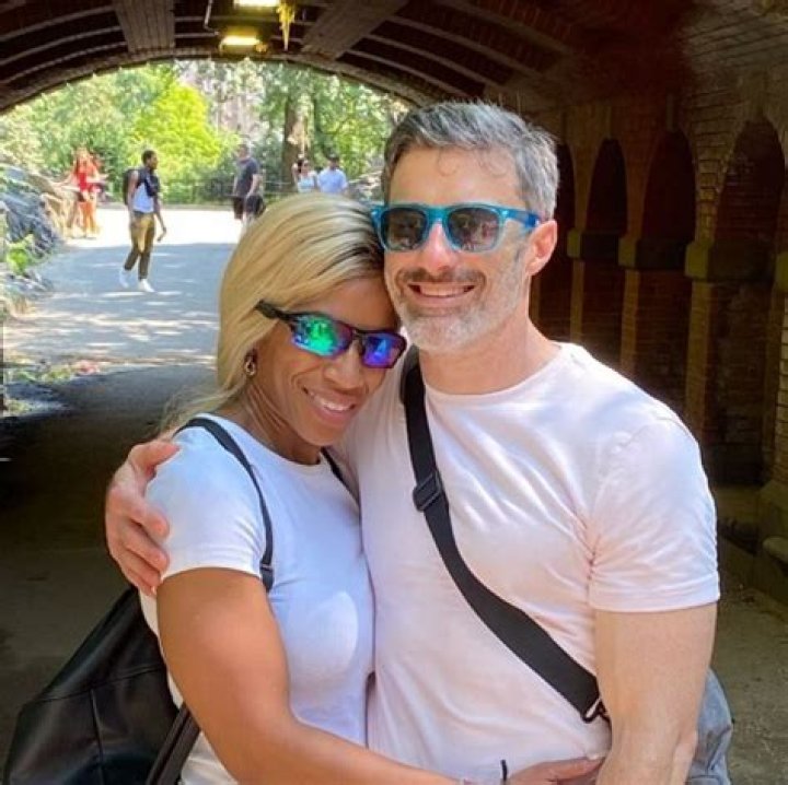 April Simpkins with her husband David Simpkins