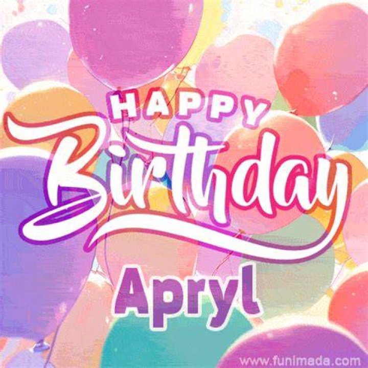Apryl on her birthday