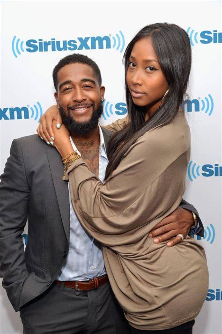 Apryl with her ex-boyfriend Omarion