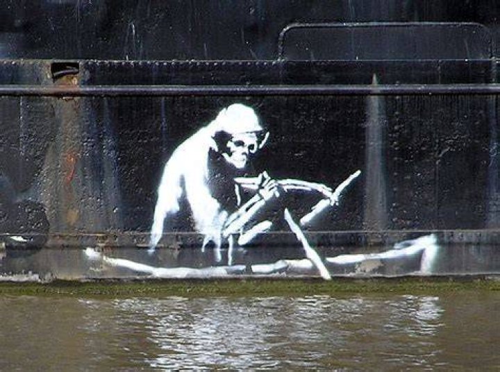Banksy Death Boat