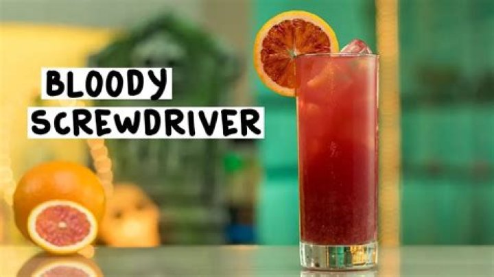 Bloody Screwdriver From The Surgery