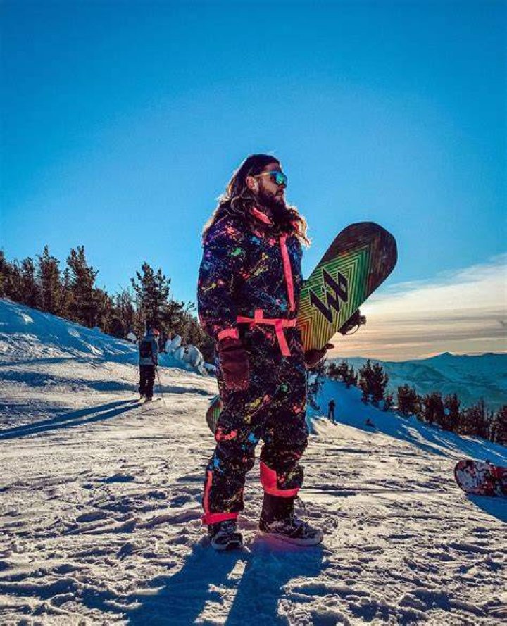 Brock Davies likes snowboarding