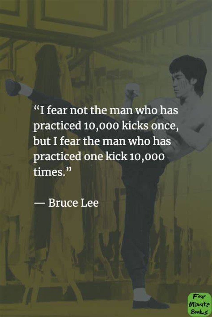 Bruce Lee On Practice