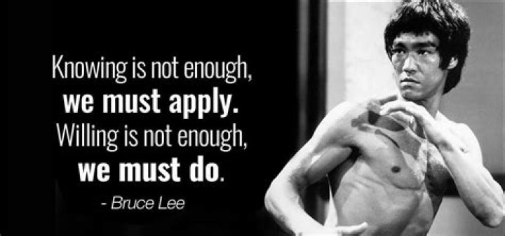 Bruce Lee Quotes Willing And Doing