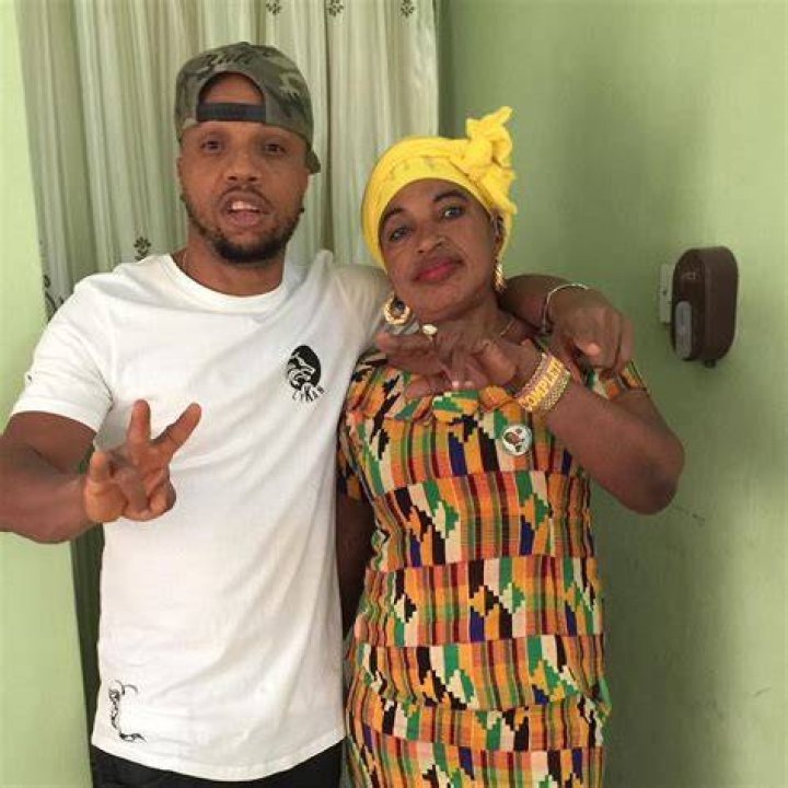 Charles Okocha with his mother