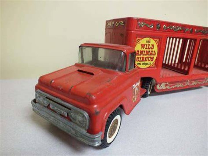 classic circus animal truck