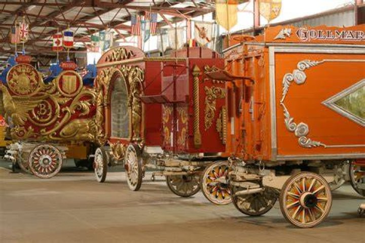 classic circus wagon