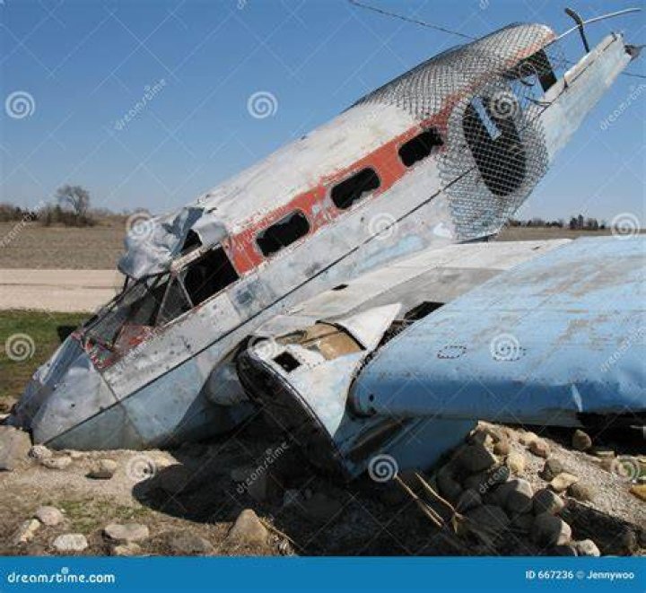 Crashed Plane
