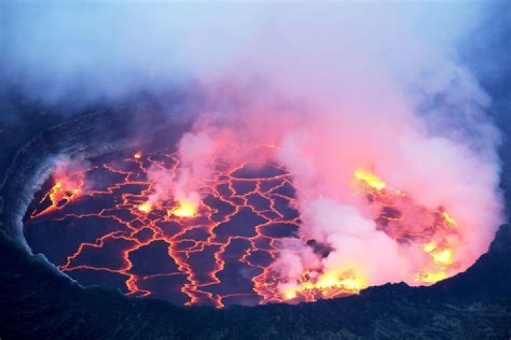 Crater of Mount Nyiragongo
