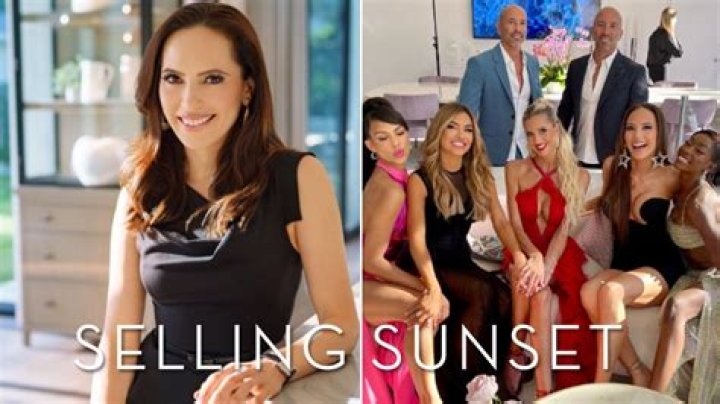 Davina with the cast of Selling Sunset