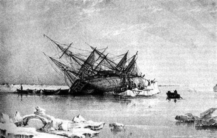 Engraving Of The HMS Terror