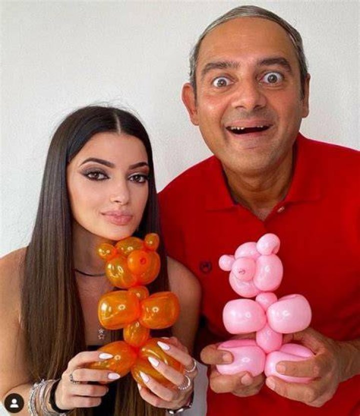Fabiola Baglieri with her father