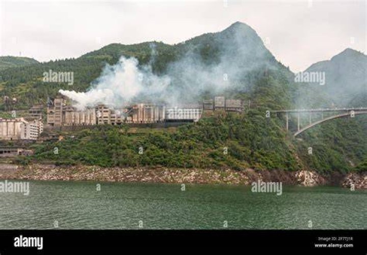 Factory Along The Yangtze