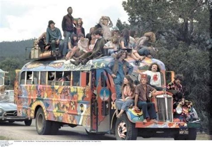 Further Bus At Woodstock Hippies