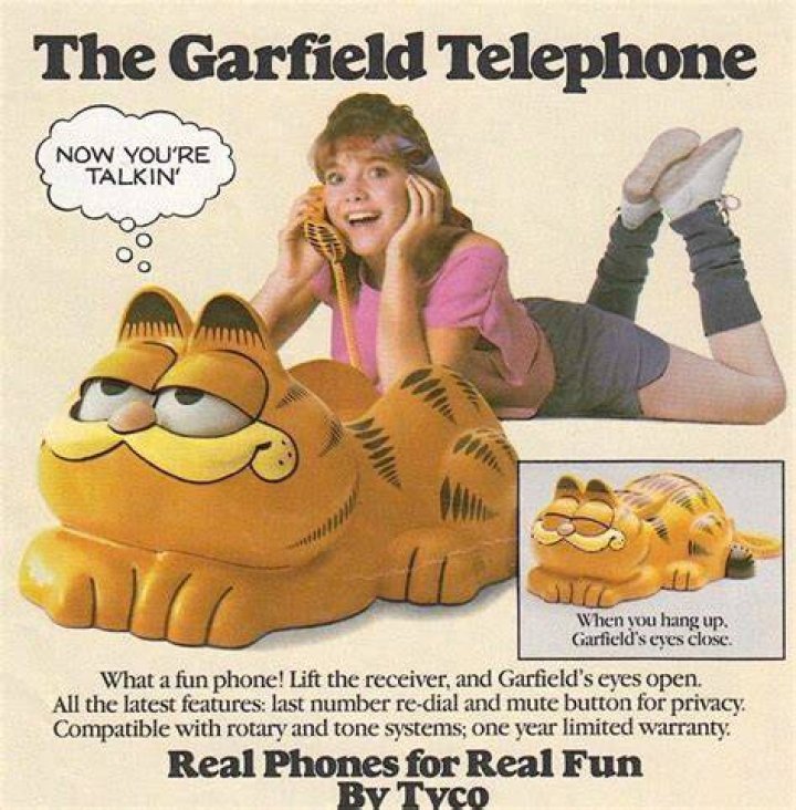 Garfield Phone Advertisement