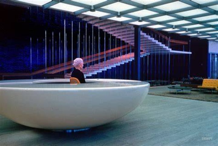 General Motors Technical Center Interior Stairs