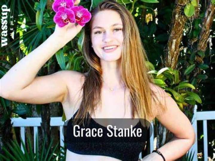 Grace Stanke with her boyfriend