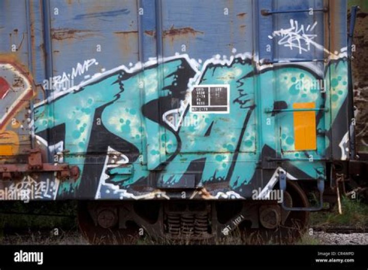 Graffiti Train Cars