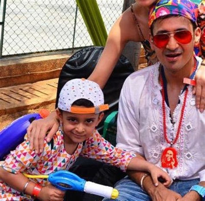 Harmeet Singh with his son Aayaan Chandoke