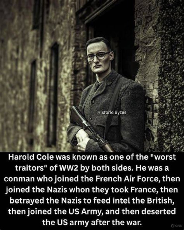 Harold Cole Betrays French Resistance