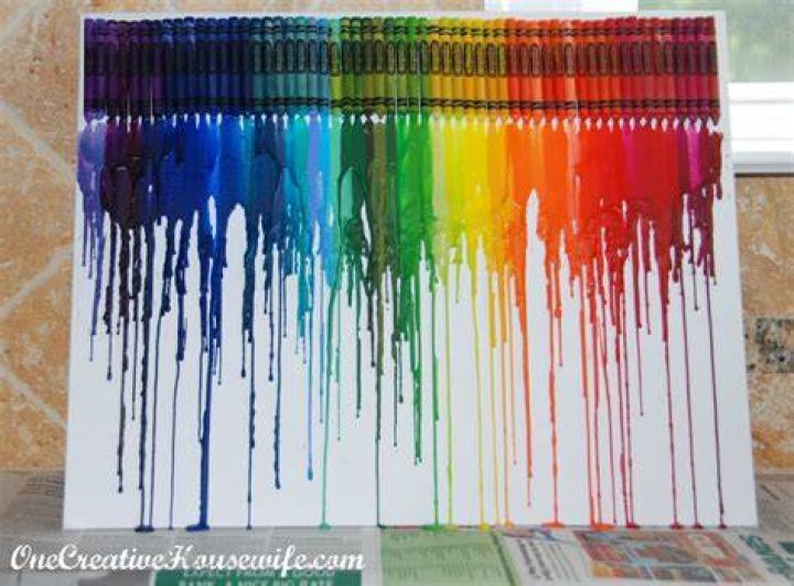 How to do melted crayon art