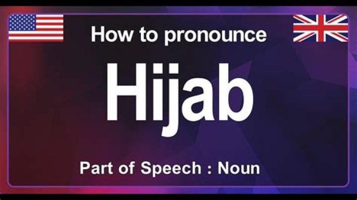 How to pronounce hijab