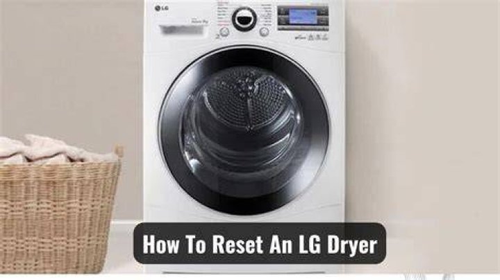 How to reset lg dryer