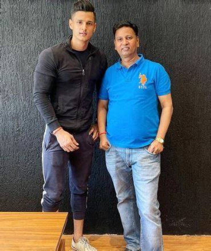 Jay Dudhane and his father