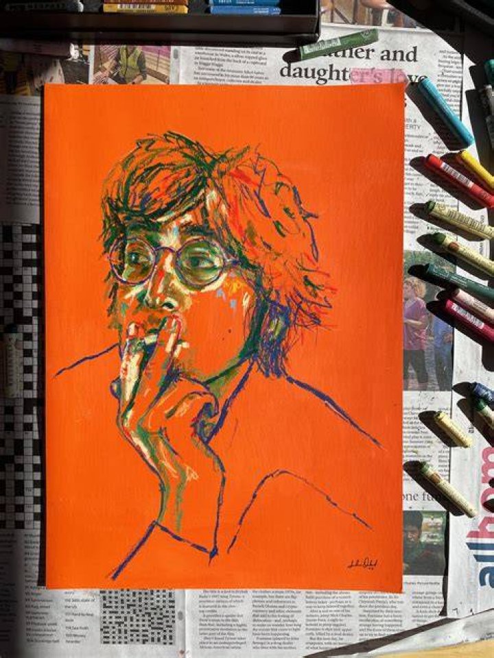 John Lennon Pastels