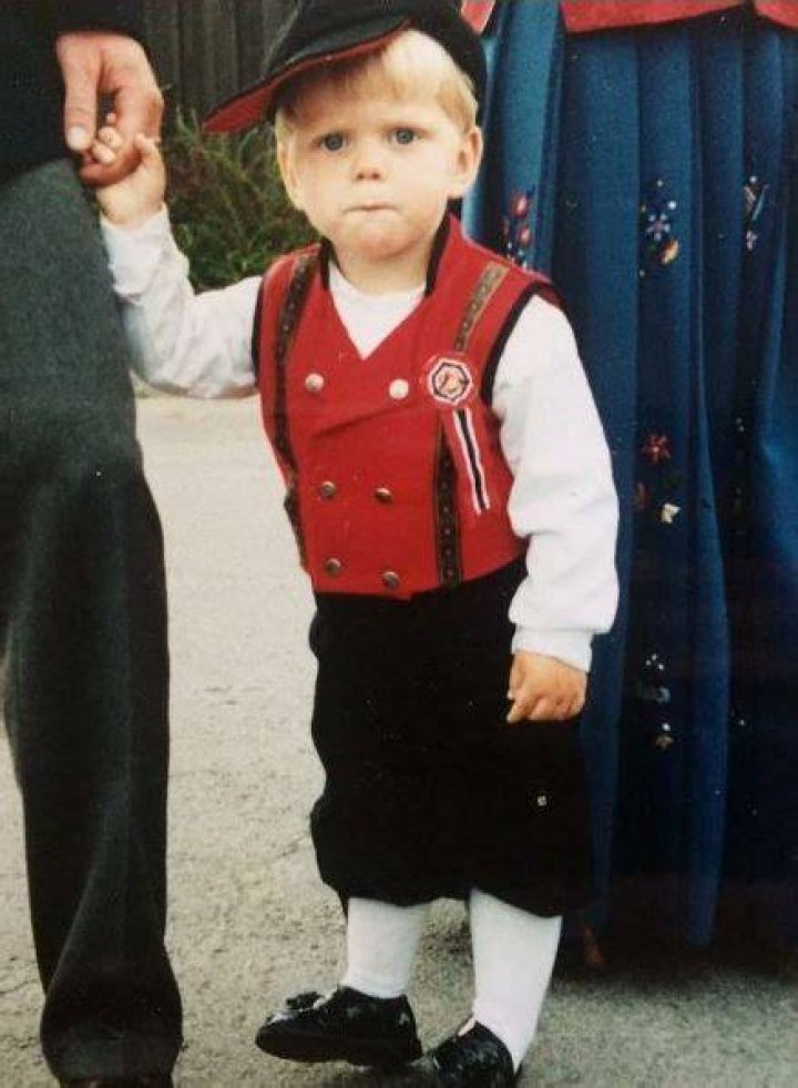 Jonas Strand Gravli childhood photo