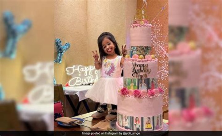 Jyoti Amge on her 30th birthday