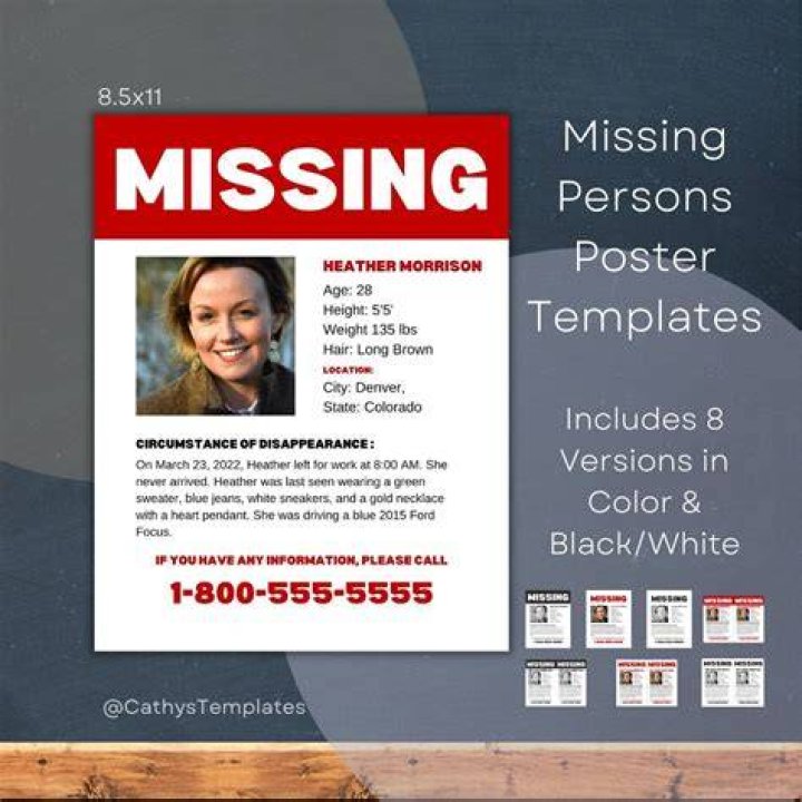 Kathy Loreno Missing Person Poster