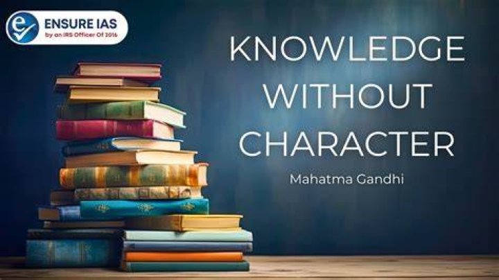 Knowledge And Character