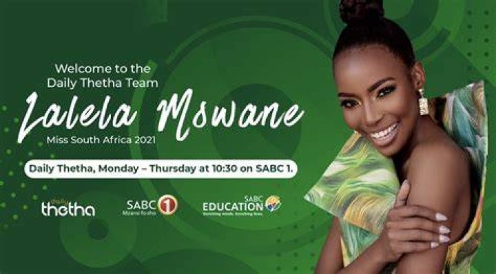 Lalela Mswane graduated from The University of Pretoria