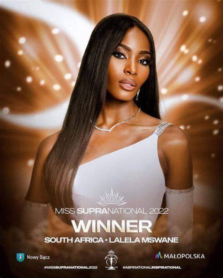 Lalela Mswane won Miss South Africa 2021