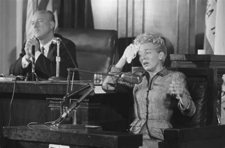 Lana Turner Testifying In Court