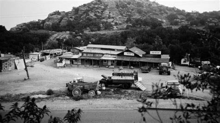 Manson Family In Spahn Ranch Cave