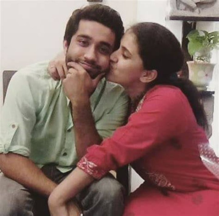Mayank Pahwa with his sister